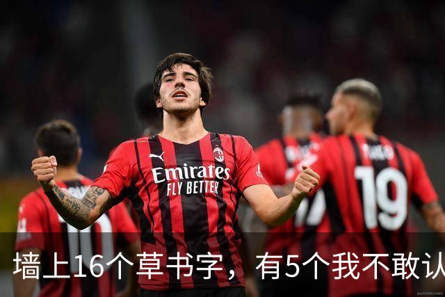 墙上16个草书字，有5个我不敢认！全认出的堪称本科水平——为什么书法家偏爱小笔写大字？
